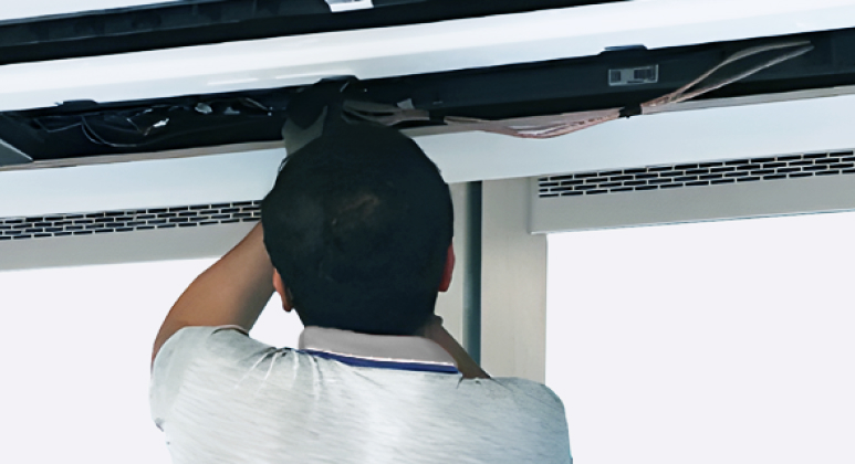 실내기 장착 이미지